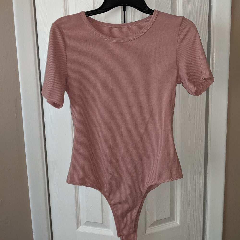 Dusty pink bodysuit